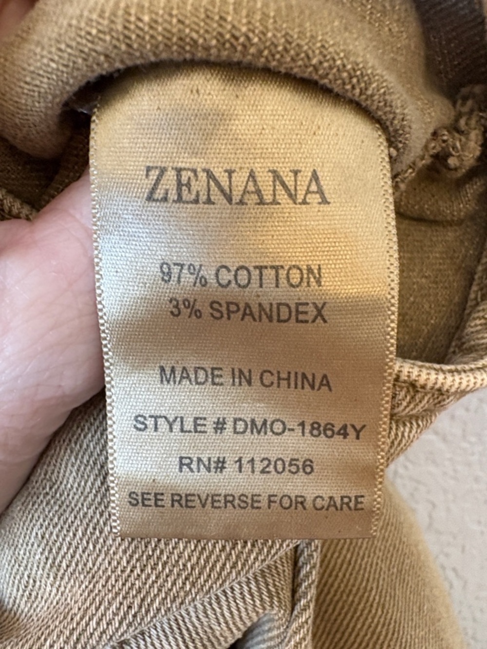 Zenana Outfitters Olive-Brown Cotton Denim Overall Dress - Picture 9 of 13